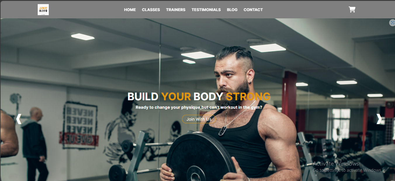 Gym Website